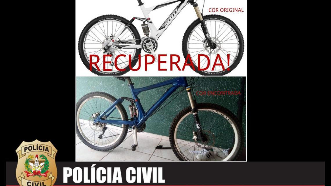 Polícia Civil recupera bicicleta furtada avaliada em R$ 12.000,00