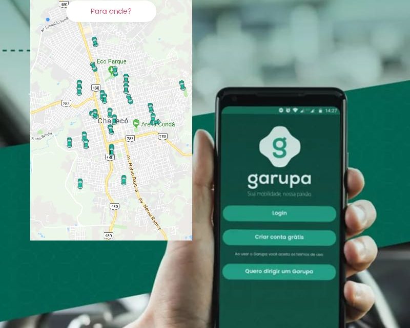 Aplicativo GARUPA já tem mais de 100 motoristas parceiros em Chapecó