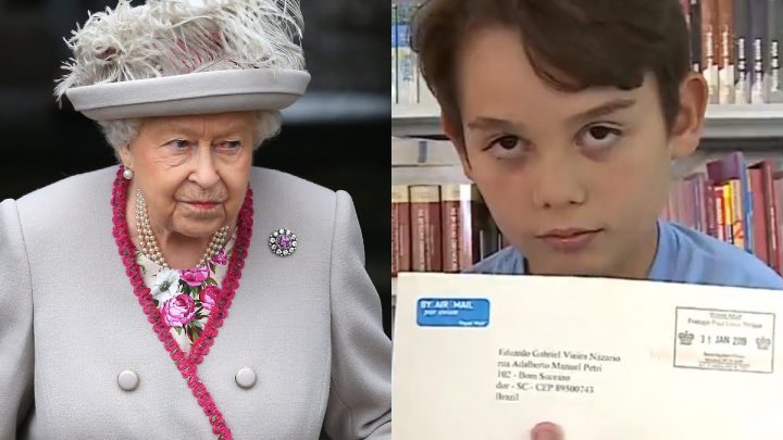 Garotinho Catarinense de 12 anos escreve carta para rainha Elizabeth II e recebe resposta