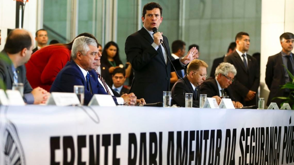 Moro pede ao Congresso Nacional que priorize projeto de lei anticrime