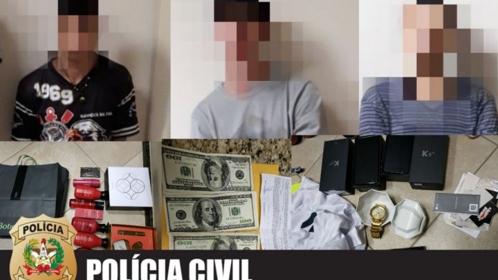 Polícia Civil recupera U$ 5.500,00 durante abordagem em shopping de Chapecó