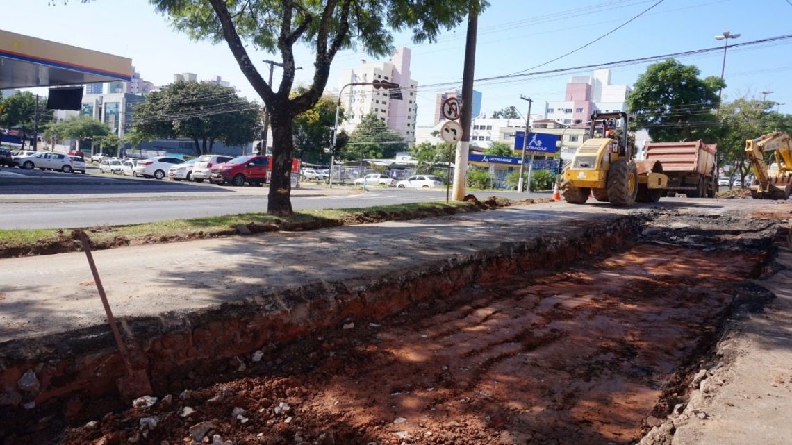Avenida General Osório começa a ser revitalizada em Chapecó