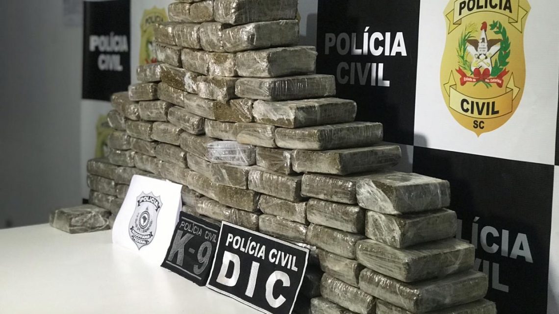 Polícia Civil apreende 40kg de maconha em Chapecó
