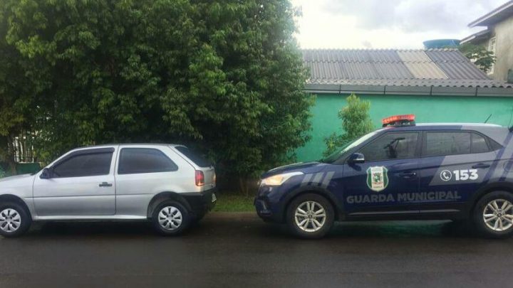 Guarda Municipal recupera mais um veículo com registro de furto/roubo em Chapecó