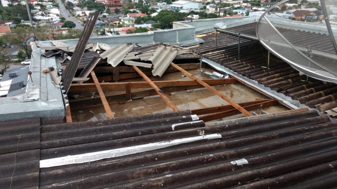 Temporal causa prejuízos em São Miguel do Oeste – Fotos e Vídeos