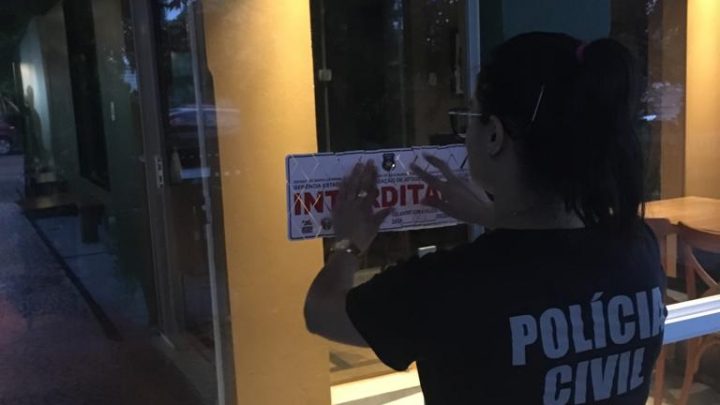 Polícia Civil interdita restaurante em Pinhalzinho