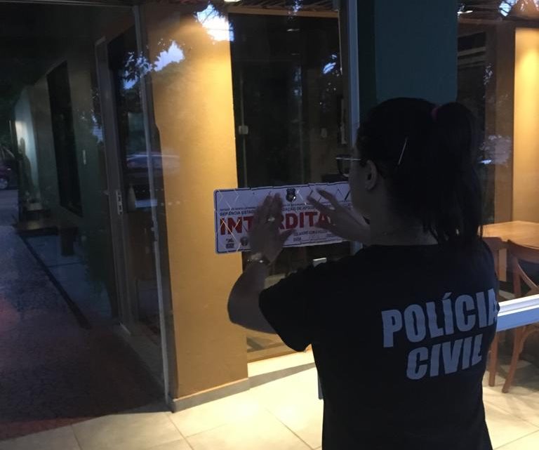 Polícia Civil interdita restaurante em Pinhalzinho