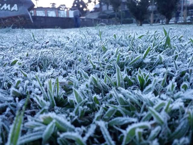 Madrugada pode ter geada e temperatura negativa em SC