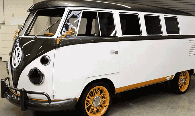 Volkswagen cria nova Kombi high-tech com motor elétrico