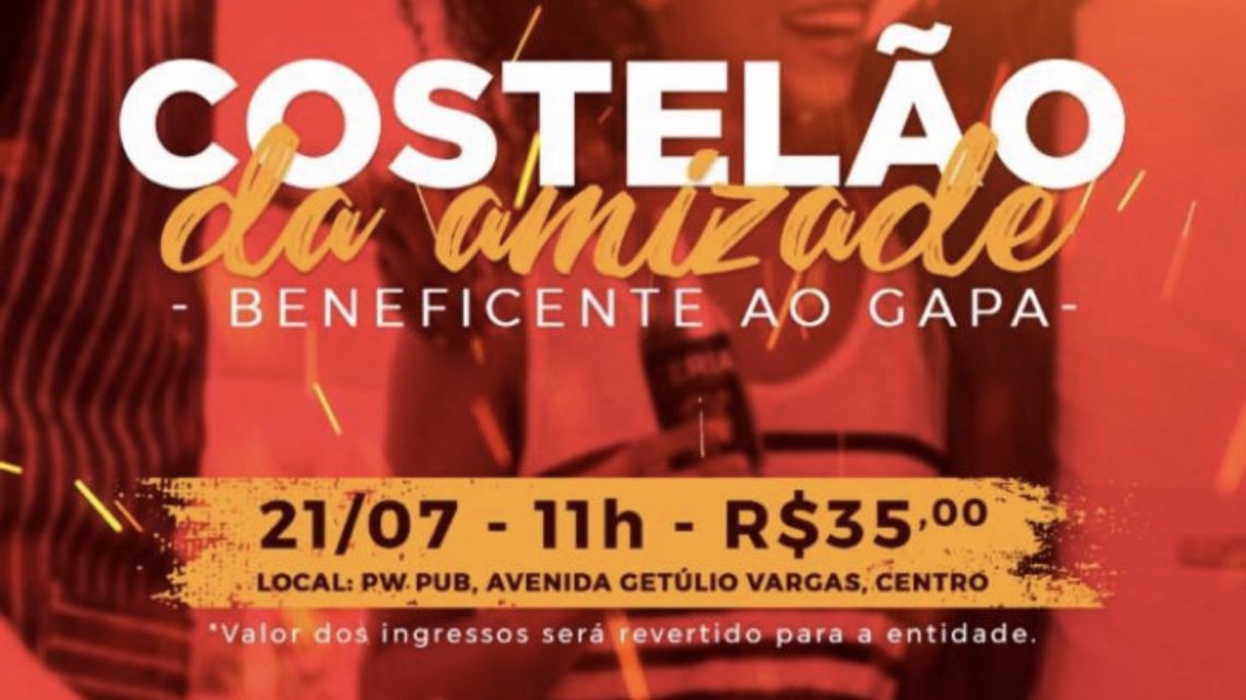 Costelão da amizade beneficente ao Gapa Chapecó