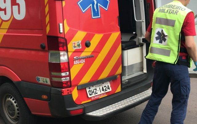 Idosa é atropelada em Chapecó