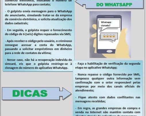 Polícia Civil faz alerta sobre golpes aplicados pelo Whatsapp