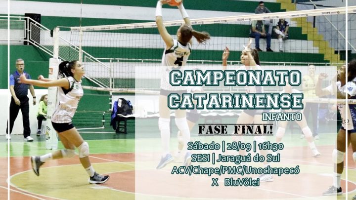 ChapeVôlei disputa etapa final na categoria infanto