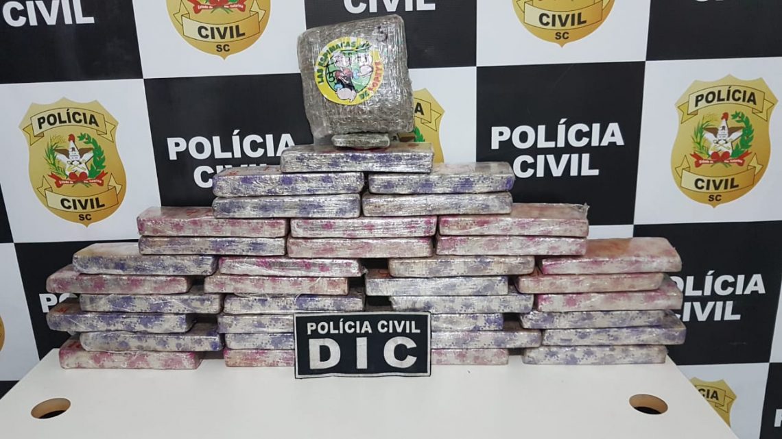 Polícia Civil apreende cerca de 27 quilos de maconha prensada e meio quilo de “Skunk” em sítio