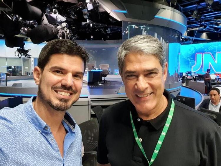 Fabian Londero representa SC na bancada do Jornal Nacional