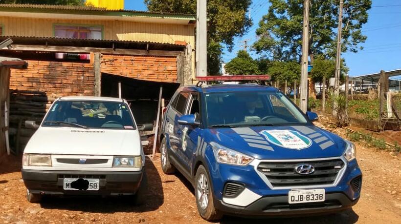 Guarda Municipal recupera veículo com registro de furto/roubo em Chapecó