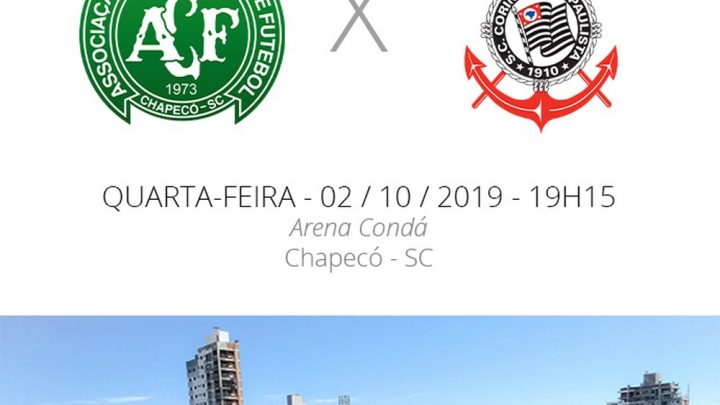 Contra o Timão, Chape pode deixar a lanterna do Brasileirão