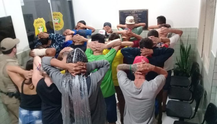 Integrantes de facção criminosa são presos em Videira