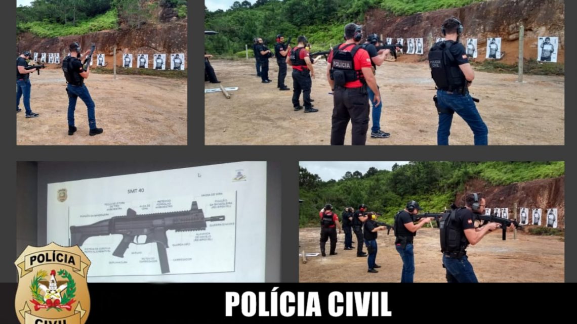 Polícia Civil de Descanso recebe submetralhadora para uso no município