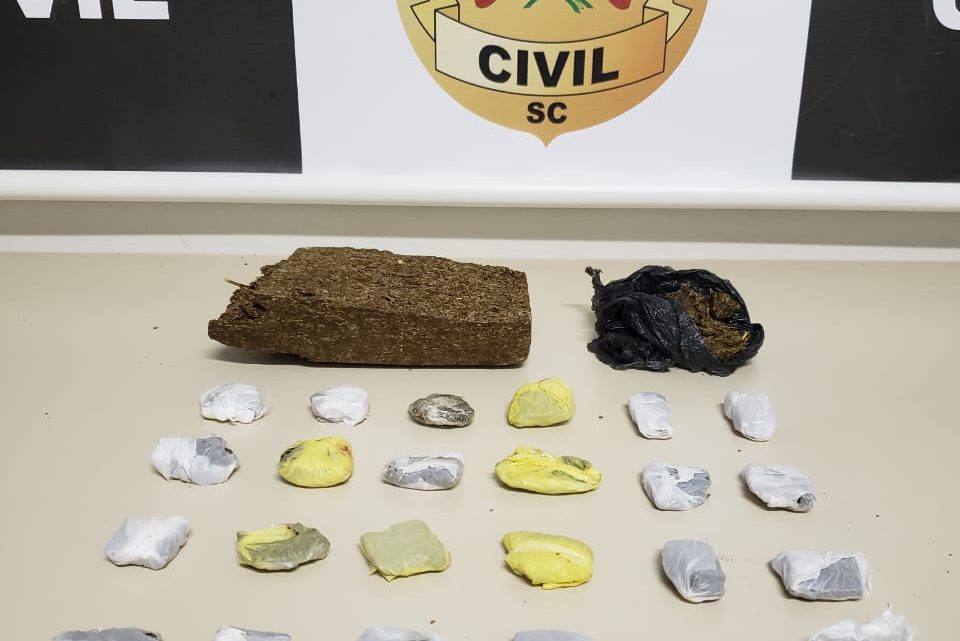 Polícia Civil prende duas pessoas por tráfico de drogas na Vila Mantelli