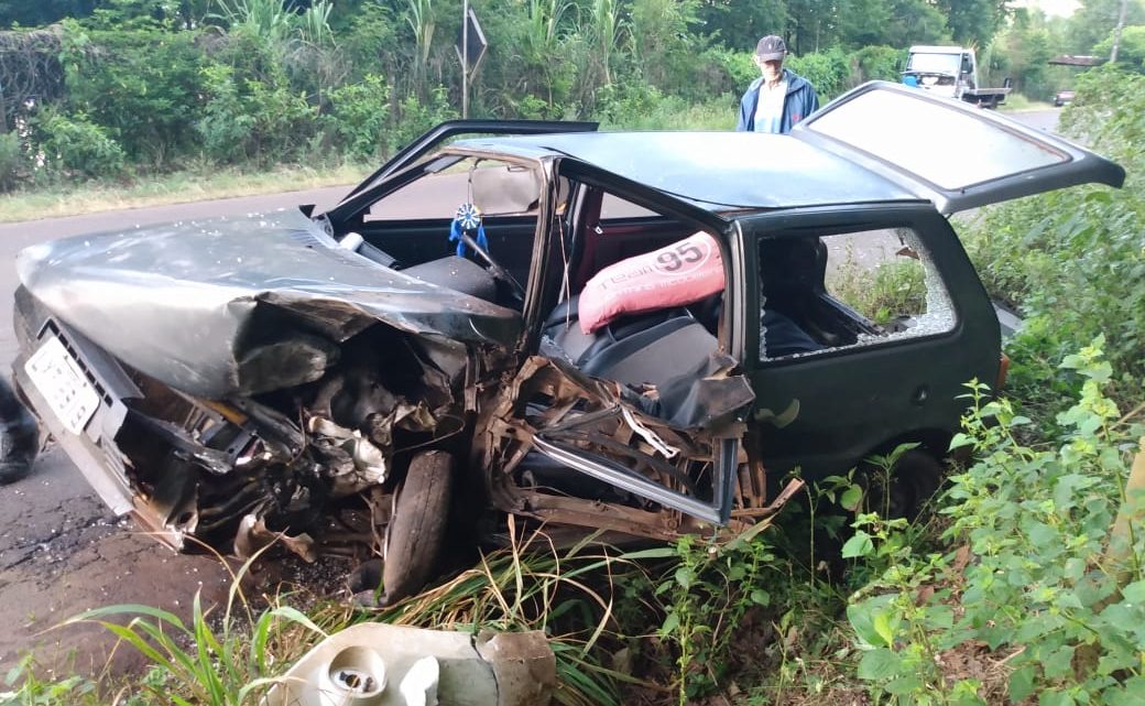 Acidente deixa uma vítima fatal na SC-283 em São Carlos-SC