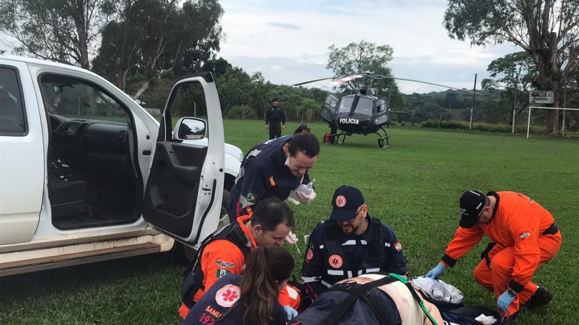 Idoso de 76 anos é atacado por boi no distrito de Marechal Bormann