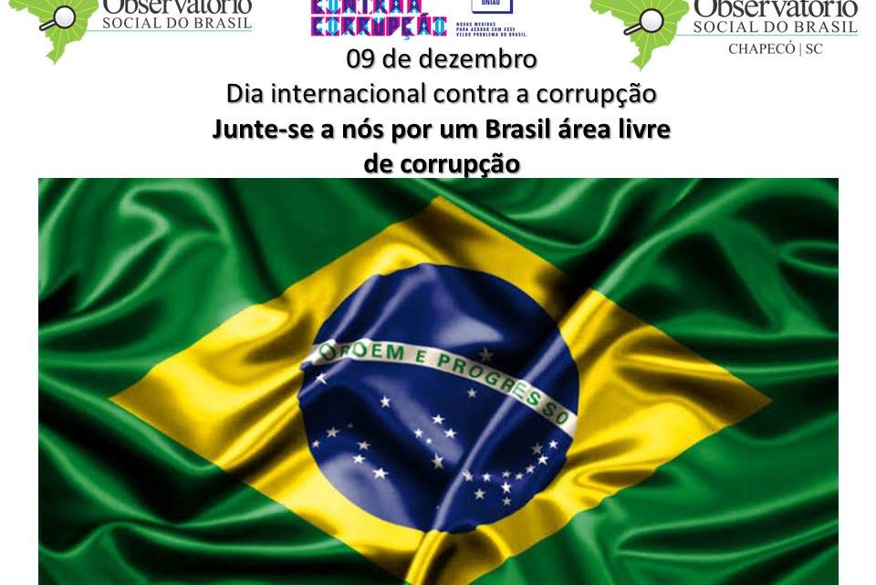 09 de dezembro – Dia Mundial Contra a Corrupção