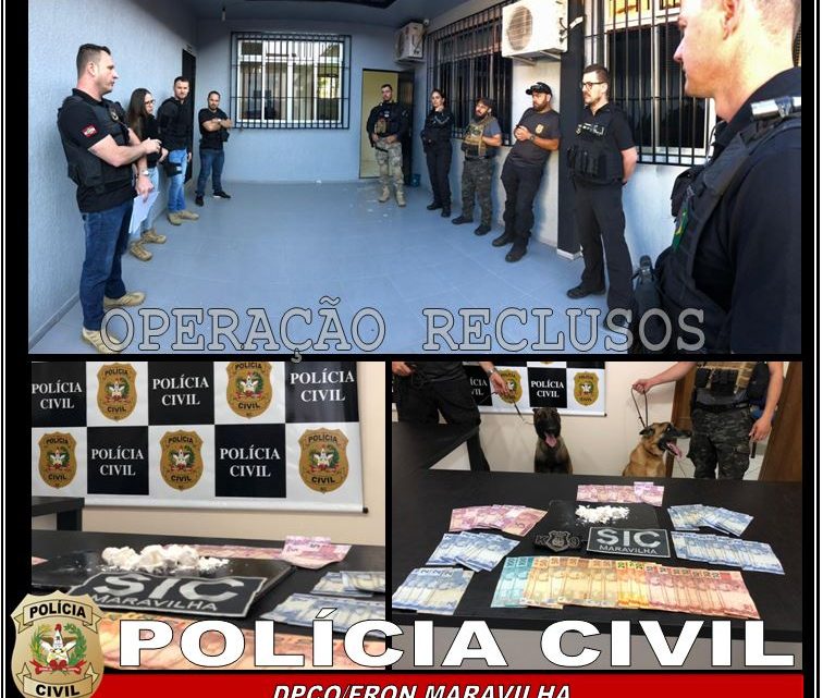 Polícia Civil conclui investigação relacionada ao tráfico de drogas em Maravilha