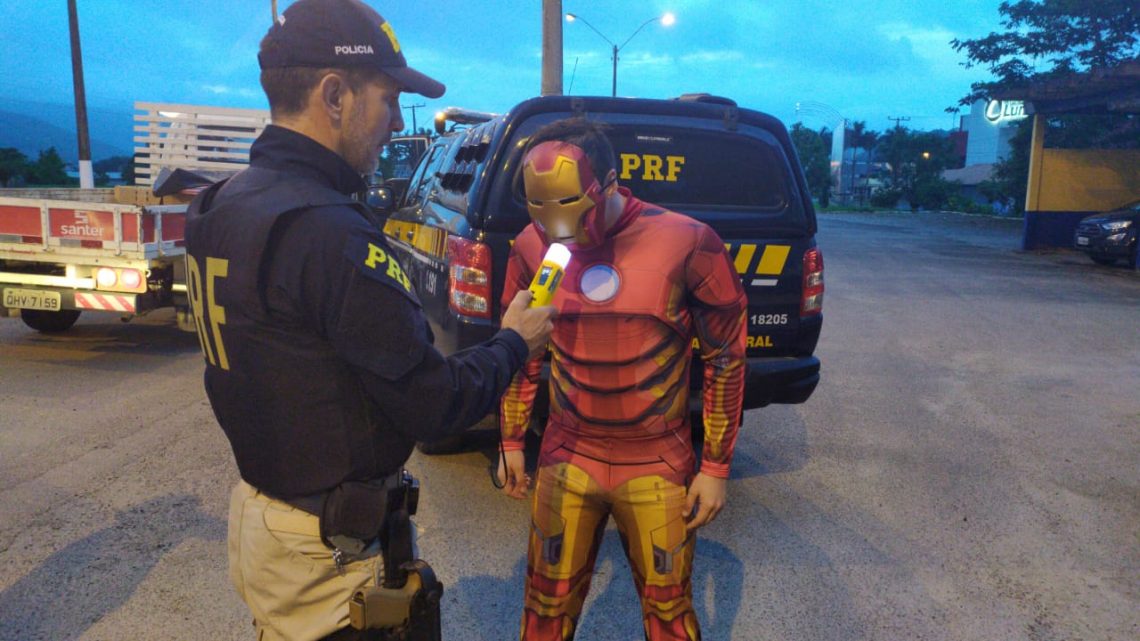 PRF flagra 347 motoristas embriagados nas rodovias catarinenses entre eles o “Homem de Ferro”