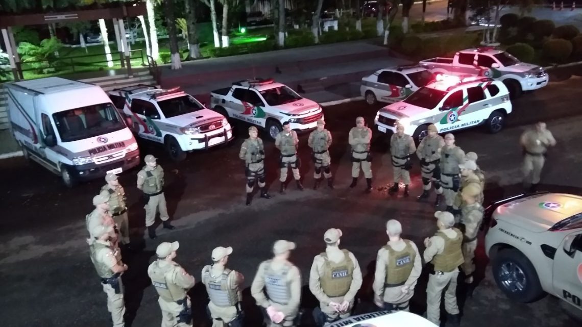 Polícia Militar deflagra operação “Choque de Ordem” em Chapecó