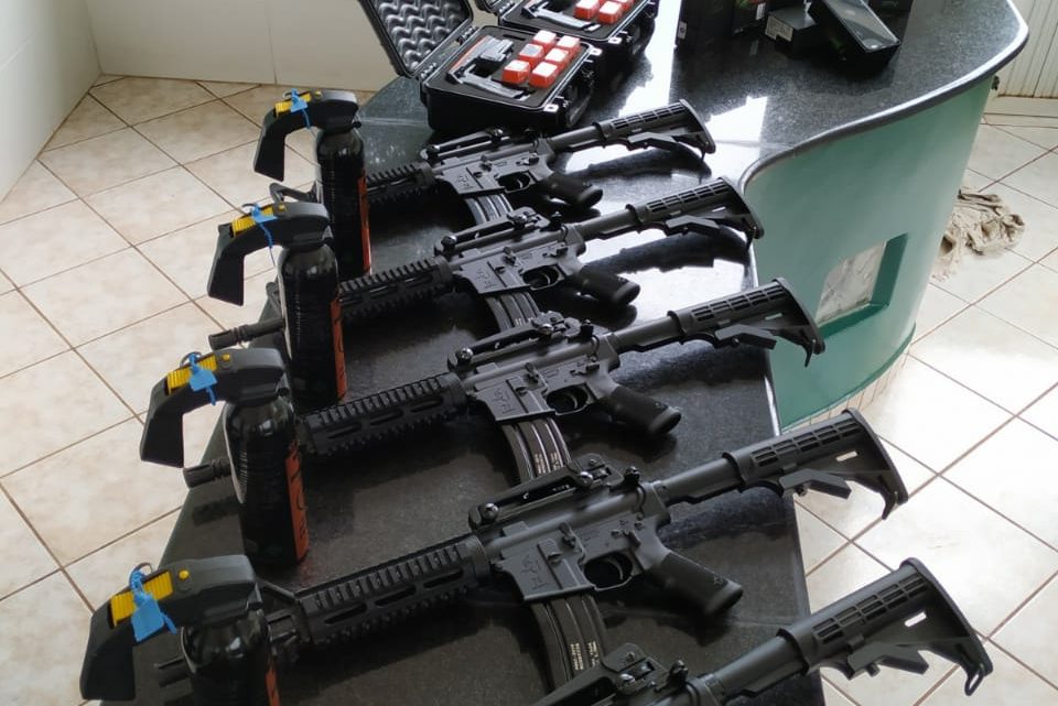 Polícia Militar Rodoviária de Iporã do Oeste recebe novos equipamentos e armamentos