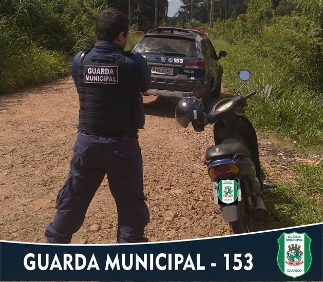 Guarda Municipal recupera moto furtada no bairro Efapi