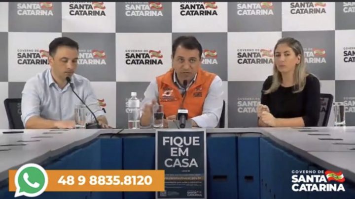 Coronavírus: Governador prorroga decreto por mais 7 dias em SC