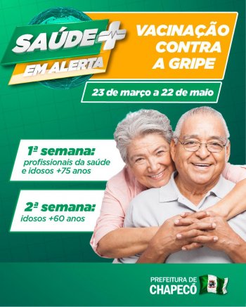 Iniciou em Chapecó a campanha nacional de vacinação contra gripe