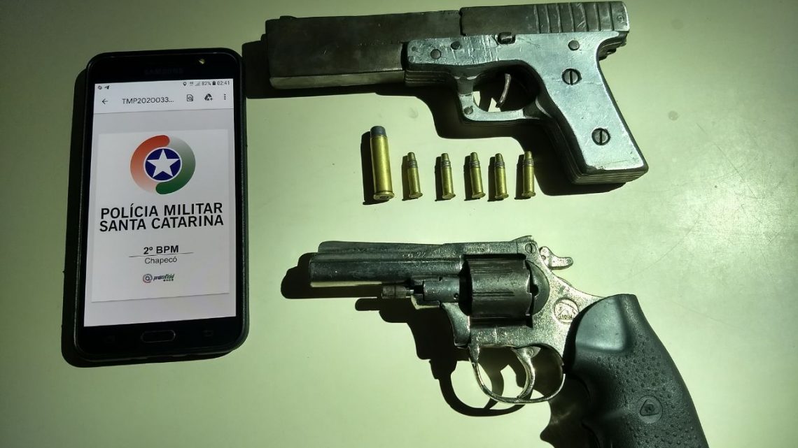 Adolescente é apreendido por posse ilegal de armas em Chapecó