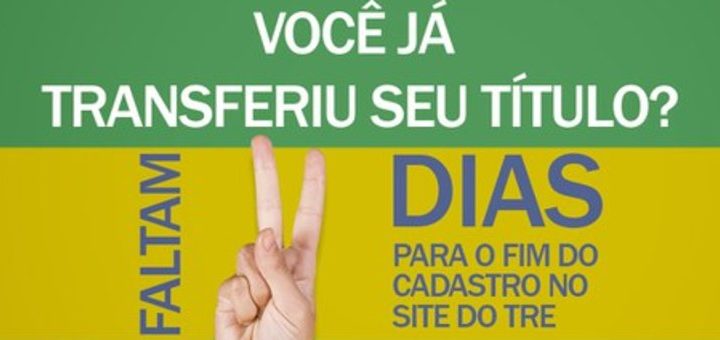Prazo para regularização de título de eleitor termina amanhã quarta (6)
