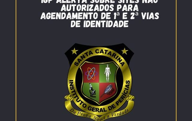 IGP alerta sobre sites não autorizados para agendamento de 1ª e 2ª vias de identidade
