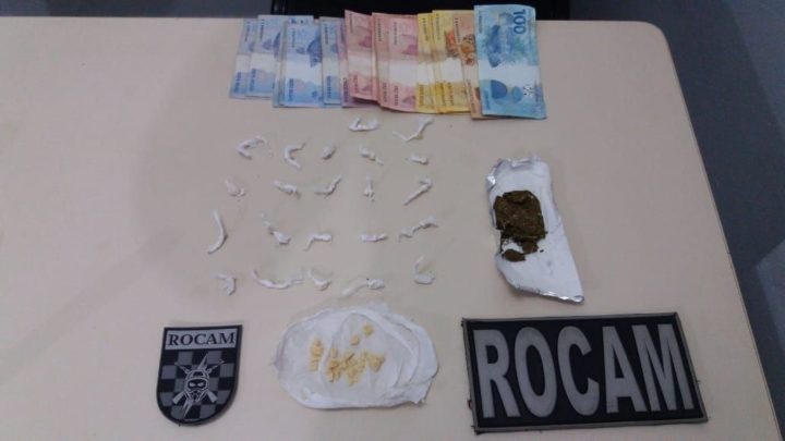 Dois adolescentes de 15 e 16 anos são apreendidos por suspeita de tráfico de drogas e por mandado em aberto no Líder