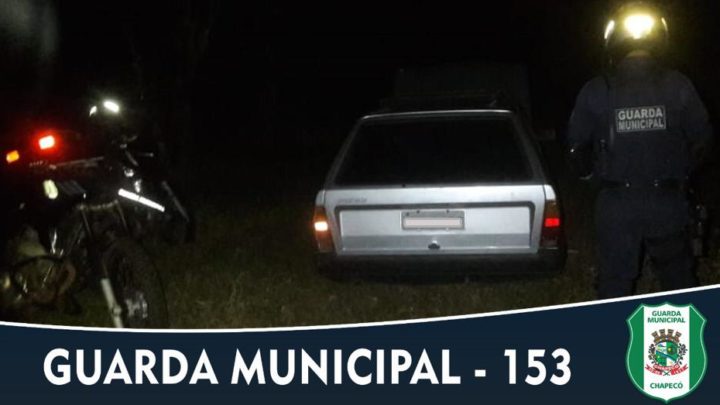 Veículo com registro de furto é recuperado na Água Amarela