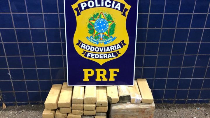 PRF apreende 39kg de maconha em Guaraciaba