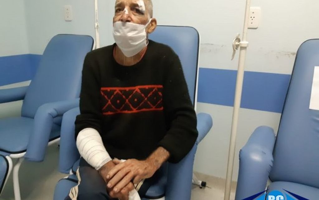 Idoso de 71 anos é agredido durante tentativa de assalto no interior de Ouro