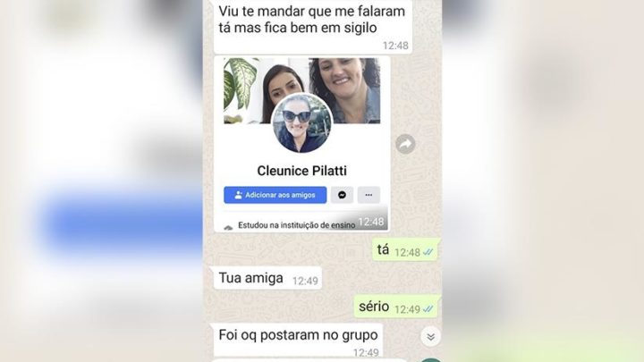Mulher é vitima de mensagens falsas de que estaria com Covid-19 no oeste catarinense