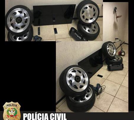 Polícia Civil prende em flagrante suspeito de furto e recupera objetos avaliados em mais de R$ 5.000,00 em Chapecó