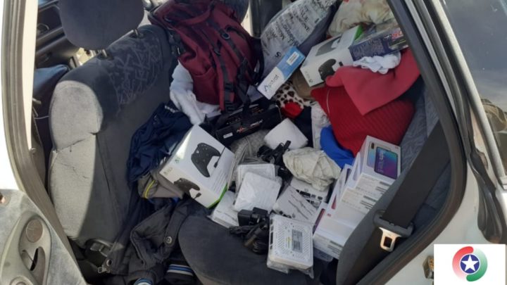 Contrabando no valor de R$ 15.000 é apreendido pela PMRv em Campo Erê