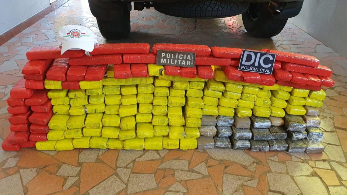 Polícia apreende carga de maconha e prende transportador em flagrante em SLO