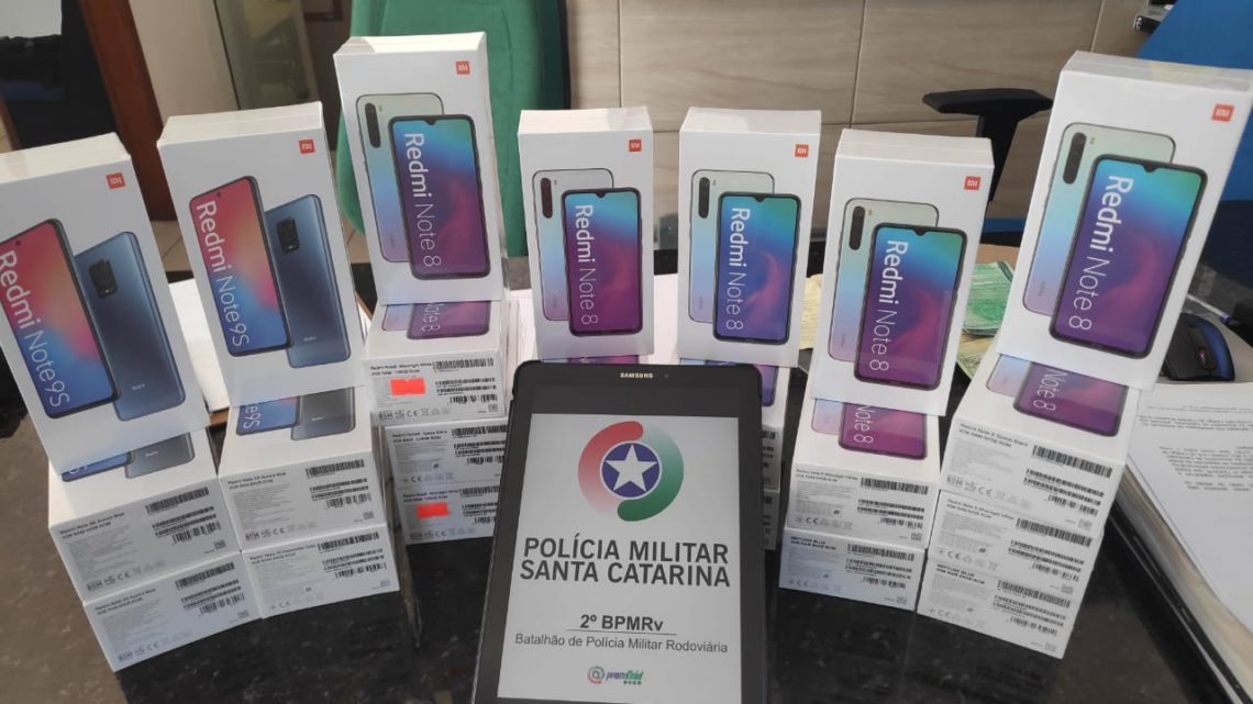 PMRv apreende mercadorias contrabandeadas no valor de R$ 71.000 em SC