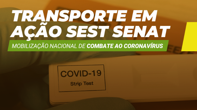 Testes rápidos gratuitos de covid-19 vão até esta sexta no Sest Senat