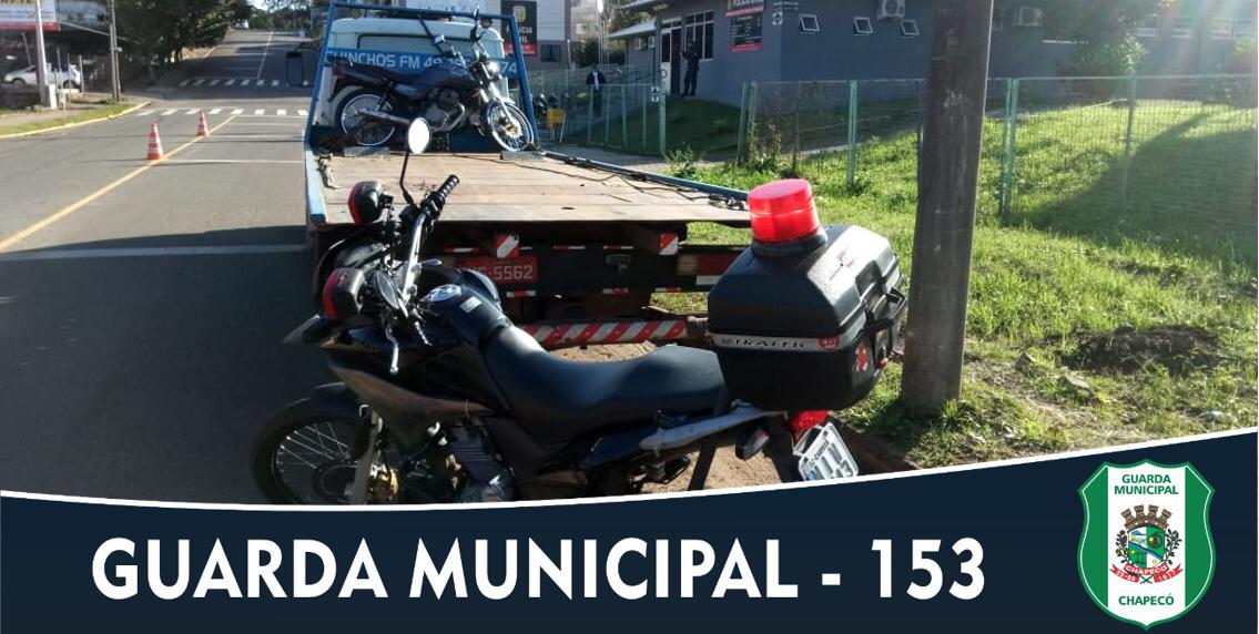 Homem é flagrado conduzindo motocicleta com motor trocado em Chapecó