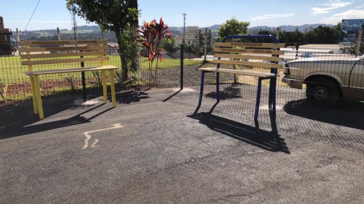 Parque adaptado para pessoas com deficiência é instalado no Verdão em Chapecó