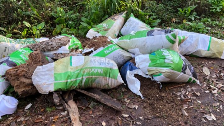 Comunidade denúncia e infrator é identificado e multado por descarte irregular de lixo em Chapecó